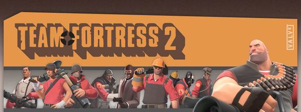 Header of TF2.com, with all 9 classes.