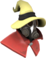 Painted Seared Sorcerer F0E68C Hat and Cape Only.png