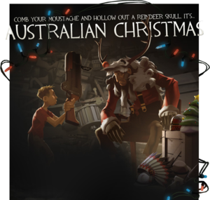 Página principal do Australian Christmas update
