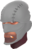 Aged Moustache Grey (Ninja Cowl)