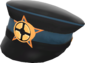 Unused Painted Heavy Artillery Officer's Cap 5885A2.png