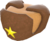 Marronmuskelmann (Ouchanka d'officier)