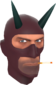 Painted Horrible Horns 2F4F4F Spy.png