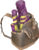 A Deep Commitment to Purple (Pyrotechnic Tote)