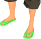Painted Flip-Flops 32CD32.png