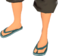 Painted Flip-Flops 2F4F4F.png