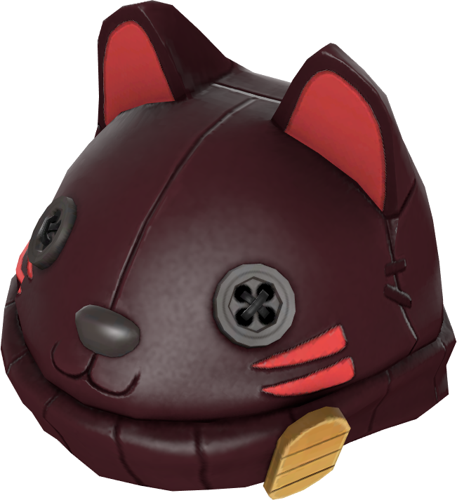 File:Painted Lucky Cat Hat 3B1F23.png - Official TF2 Wiki | Official ...