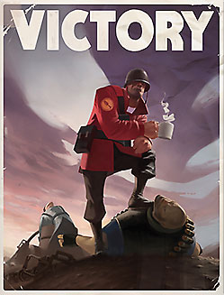 File:Merch TF2 Poster Victory.jpg - Official TF2 Wiki | Official Team ...