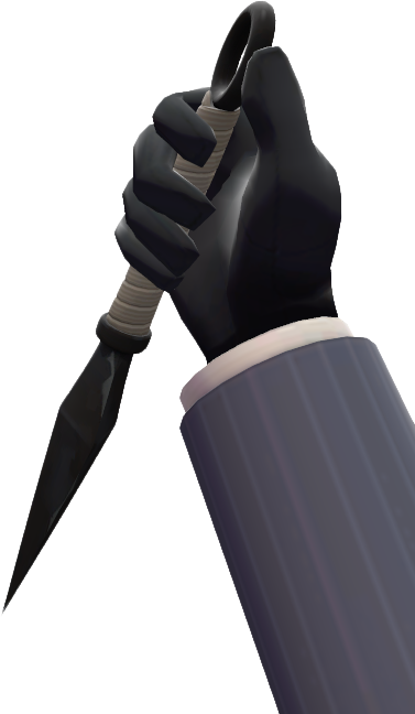 Conniver's Kunai ready to Backstab 1st person blu.png