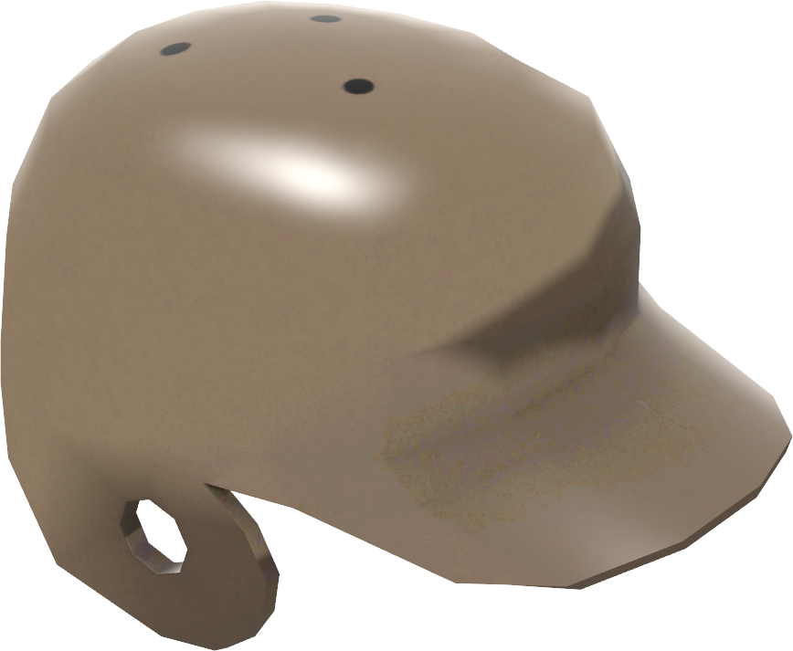 FilePainted Batter's Helmet 7C6C57.png Official TF2 Wiki Official Team Fortress Wiki