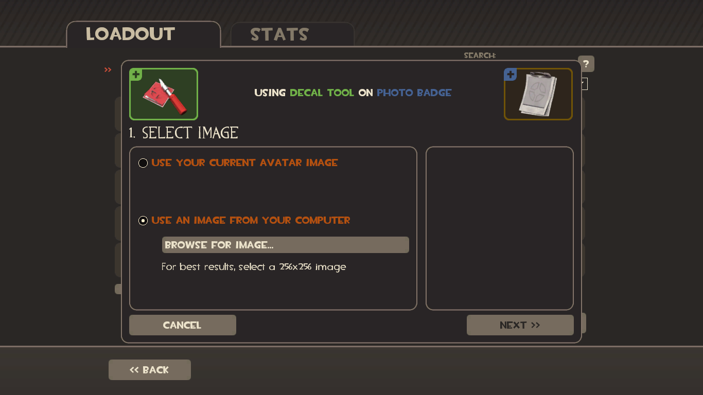 FileDecal tool step 1 en.png Official TF2 Wiki Official Team