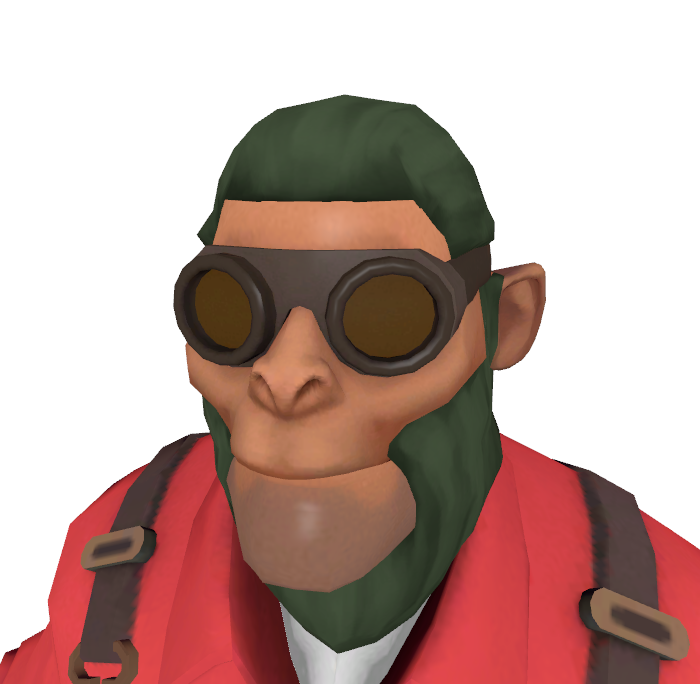 File:Painted Grease Monkey 424F3B.png - Official TF2 Wiki | Official ...