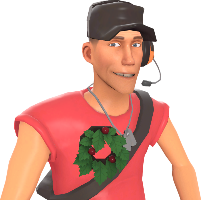 File Smissmas Wreath Scout Png Official Tf2 Wiki Official Team