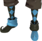 Painted Harlequin's Hooves 2D2D24 BLU.png