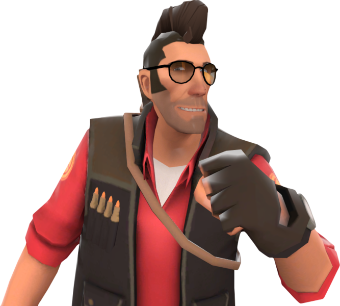 FileMerc's Mohawk Sniper.png Official TF2 Wiki Official Team