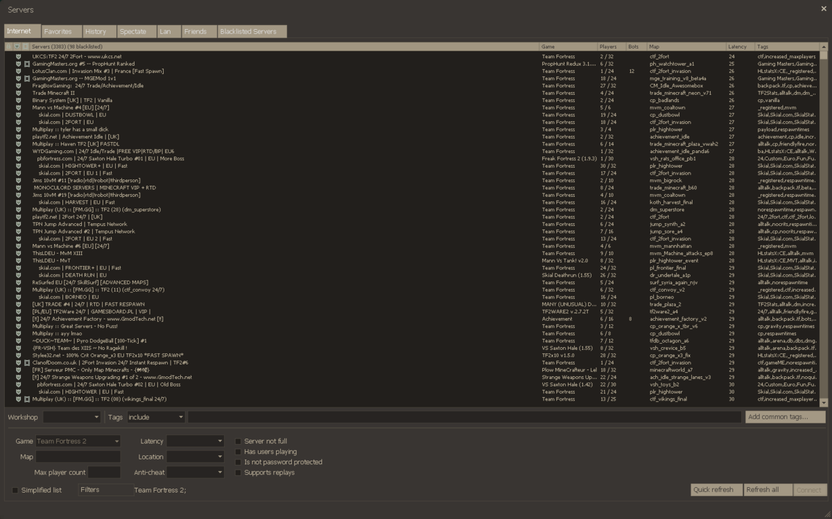 Server Browser Official TF2 Wiki Official Team Fortress Wiki