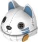 Painted Lucky Cat Hat E6E6E6 BLU.png