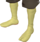 Painted Red Socks F0E68C.png