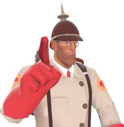 Preussilainen pickelhaube - Official TF2 Wiki | Official Team Fortress Wiki