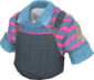 Painted Cool Warm Sweater FF69B4 Under Overalls BLU.png