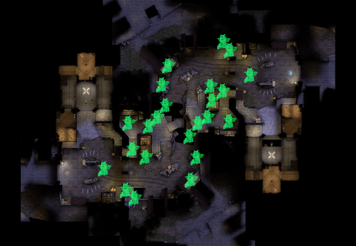 Spawn locations on Crasher.