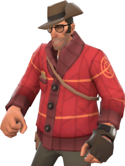 Crosshair Cardigan - Official TF2 Wiki | Official Team Fortress Wiki