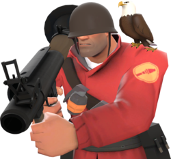 Why is the image for the soldier on the TF2 wiki a real old man : r/tf2