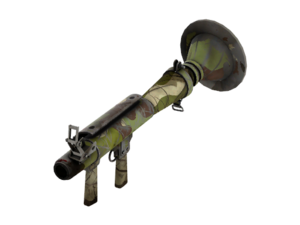 Item icon Woodland Warrior Rocket Launcher Battle Scarred.png