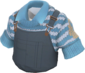 BLU Cool Warm Sweater Under Overalls.png