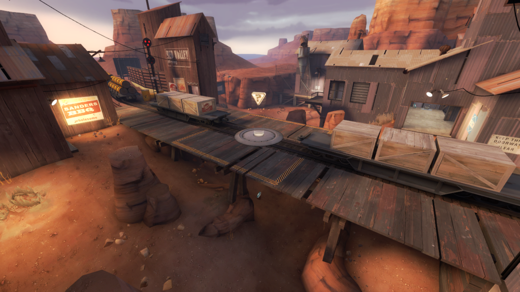 Team Fortress 2's badlands map