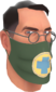 Painted Physician's Procedure Mask 424F3B BLU.png