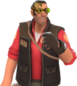 Sniper's Snipin' Glass - Official TF2 Wiki | Official Team Fortress Wiki