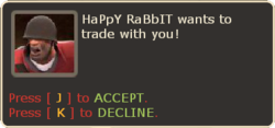 You have a new trade request!