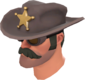 Painted Sheriff's Stetson 2D2D24.png