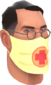 Painted Physician's Procedure Mask F0E68C.png