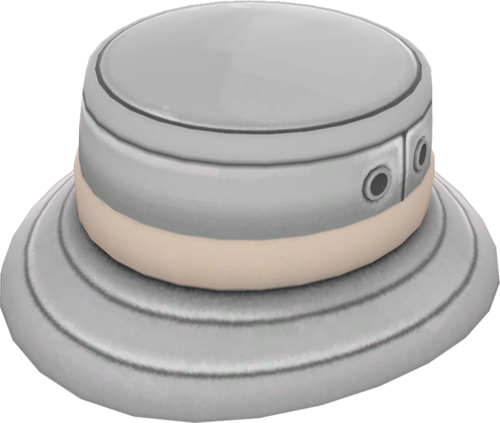 File:Painted Bomber's Bucket Hat E6E6E6.png - Official TF2 Wiki