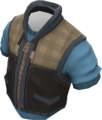 Painted Combat Casual 7C6C57 Plaid - No Bullets BLU.png