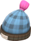 Painted Boarder's Beanie FF69B4 Personal Sniper BLU.png