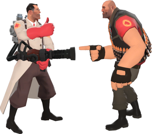 Medic buddy - Official TF2 Wiki | Official Team Fortress Wiki