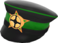 Unused Painted Heavy Artillery Officer's Cap 32CD32.png